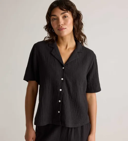 Cotton Gauze Short Sleeve Shirt
